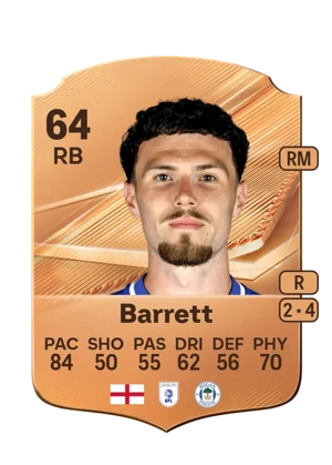 Barrett - 64 - Rare EA FC 27 card