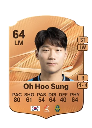 Oh Hoo Sung - 64 - Rare EA FC 27 card