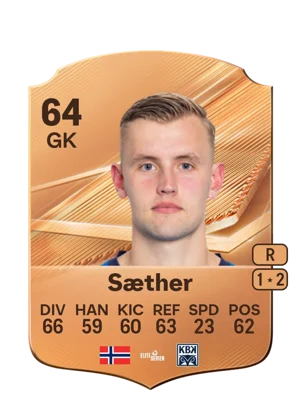 Sæther - 64 - Rare EA FC 27 card