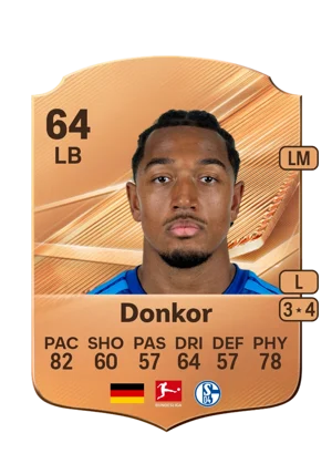 Donkor - 64 - Rare EA FC 27 card