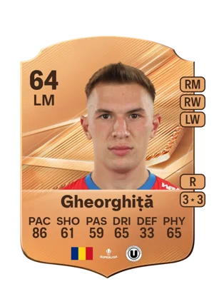 Gheorghiță - 64 - Rare EA FC 27 card