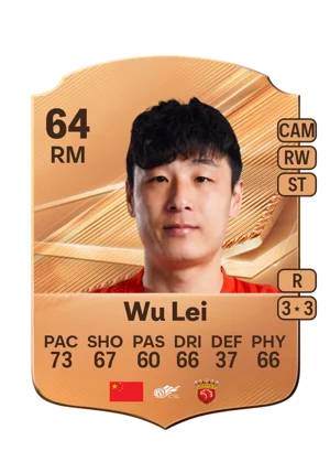Wu Lei - 64 - Rare EA FC 27 card