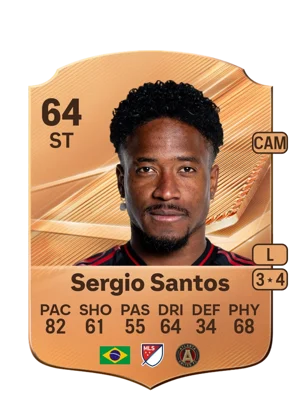 Sergio Santos - 64 - Rare EA FC 27 card