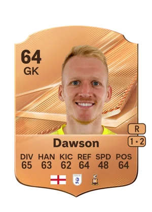 Dawson - 64 - Rare EA FC 27 card