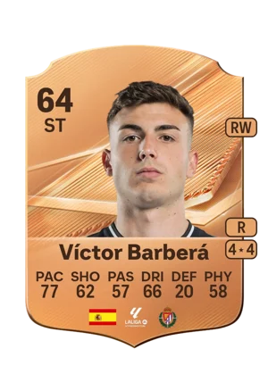 Víctor Barberá - 64 - Rare EA FC 27 card