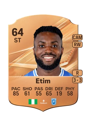 Etim - 64 - Rare EA FC 27 card