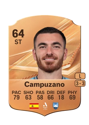 Campuzano - 64 - Rare EA FC 27 card
