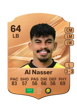 Al Nasser - 64 - Rare EA FC 27 card