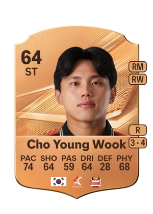 Cho Young Wook - 64 - Rare EA FC 27 card