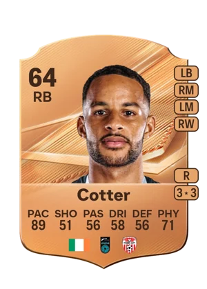 Cotter - 64 - Rare EA FC 27 card