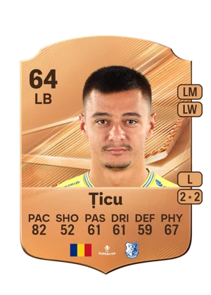 Țicu - 64 - Rare EA FC 27 card