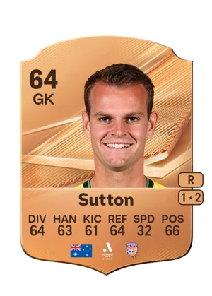 Sutton - 64 - Rare EA FC 27 card
