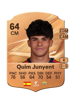 Quim Junyent - 64 - Rare EA FC 27 card