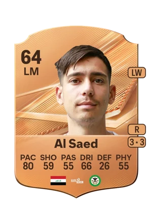 Al Saed - 64 - Rare EA FC 27 card