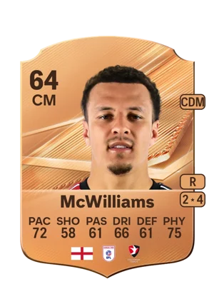McWilliams - 64 - Rare EA FC 27 card