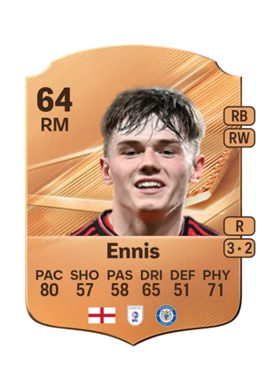 Ennis - 64 - Rare EA FC 27 card