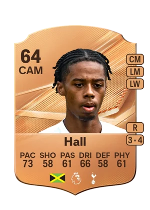 Hall - 64 - Rare EA FC 27 card
