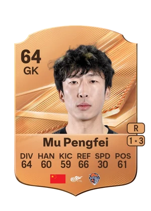 Mu Pengfei - 64 - Rare EA FC 27 card