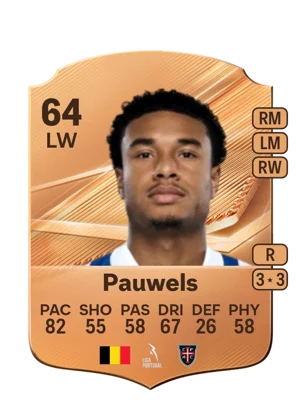 Pauwels - 64 - Rare EA FC 27 card