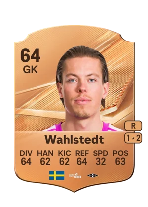Wahlstedt - 64 - Rare EA FC 27 card