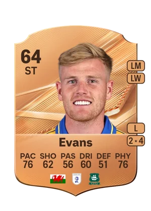 Evans - 64 - Rare EA FC 27 card