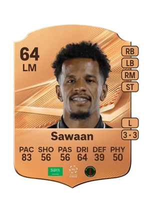 Sawaan - 64 - Rare EA FC 27 card