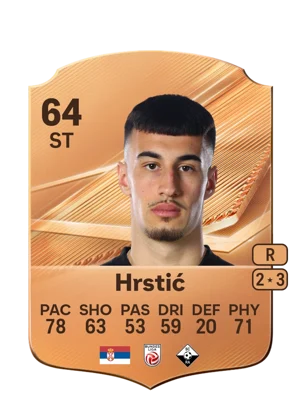 Hrstić - 64 - Rare EA FC 27 card