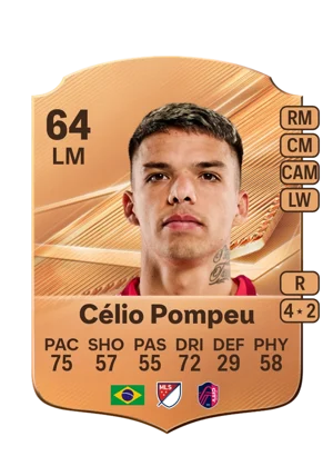 Célio Pompeu - 64 - Rare EA FC 27 card