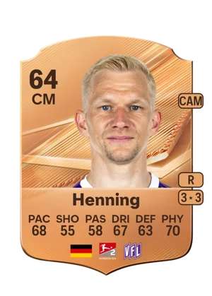 Henning - 64 - Rare EA FC 27 card