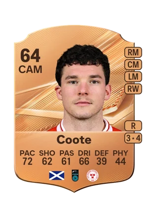 Coote - 64 - Rare EA FC 27 card