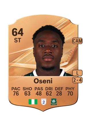 Oseni - 64 - Rare EA FC 27 card