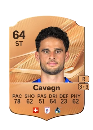 Cavegn - 64 - Rare EA FC 27 card