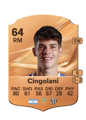 Cingolani - 64 - Rare EA FC 27 card