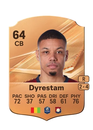 Dyrestam - 64 - Rare EA FC 27 card