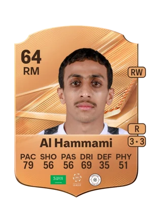 Al Hammami - 64 - Rare EA FC 27 card