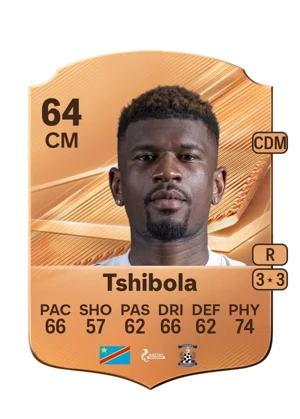 Tshibola - 64 - Rare EA FC 27 card
