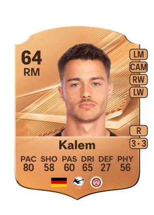 Kalem - 64 - Rare EA FC 27 card