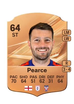 Pearce - 64 - Rare EA FC 27 card