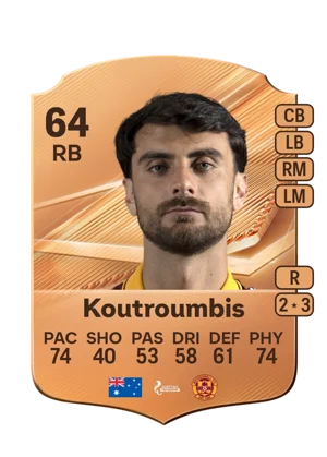 Koutroumbis - 64 - Rare EA FC 27 card