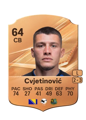 Cvjetinović - 64 - Rare EA FC 27 card