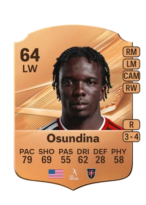 Osundina - 64 - Rare EA FC 27 card