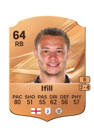 Ifill - 64 - Rare EA FC 27 card