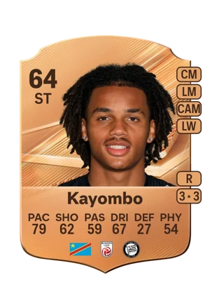 Kayombo - 64 - Rare EA FC 27 card