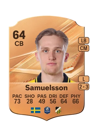 Samuelsson - 64 - Rare EA FC 27 card