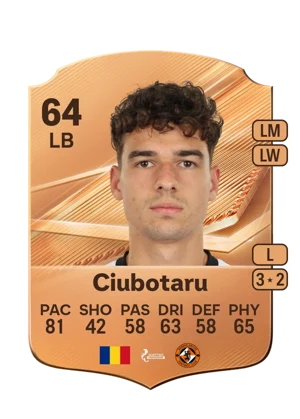 Ciubotaru - 64 - Rare EA FC 27 card
