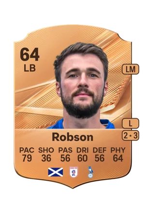 Robson - 64 - Rare EA FC 27 card
