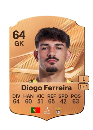 Diogo Ferreira - 64 - Rare EA FC 27 card