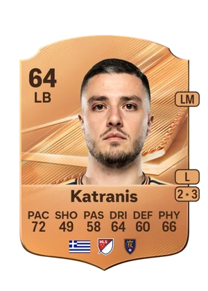 Katranis - 64 - Rare EA FC 27 card