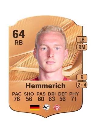 Hemmerich - 64 - Rare EA FC 27 card