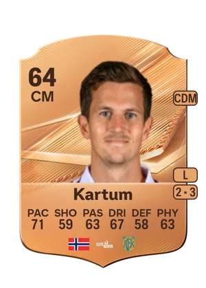 Kartum - 64 - Rare EA FC 27 card